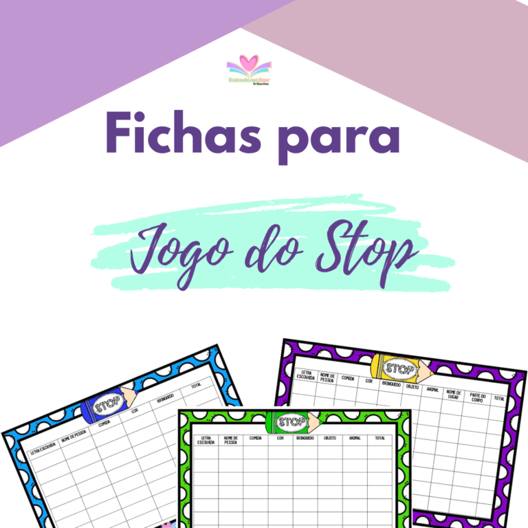 JOGO DO STOP - Ensinar com amor