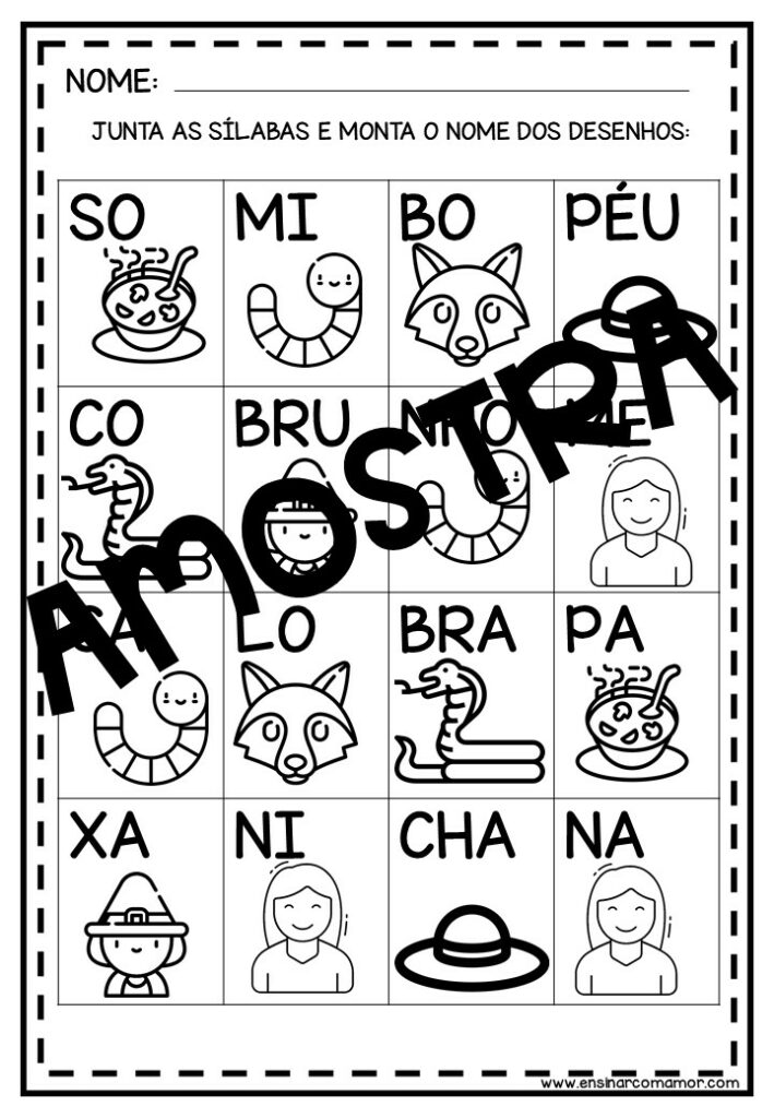 SEQUÊNCIA DE ATIVIDADES CHAPEUZINHO AMARELO - Ensinar com amor