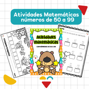 ATIVIDADES MATEMÁTICAS NÚMEROS 50 A 99