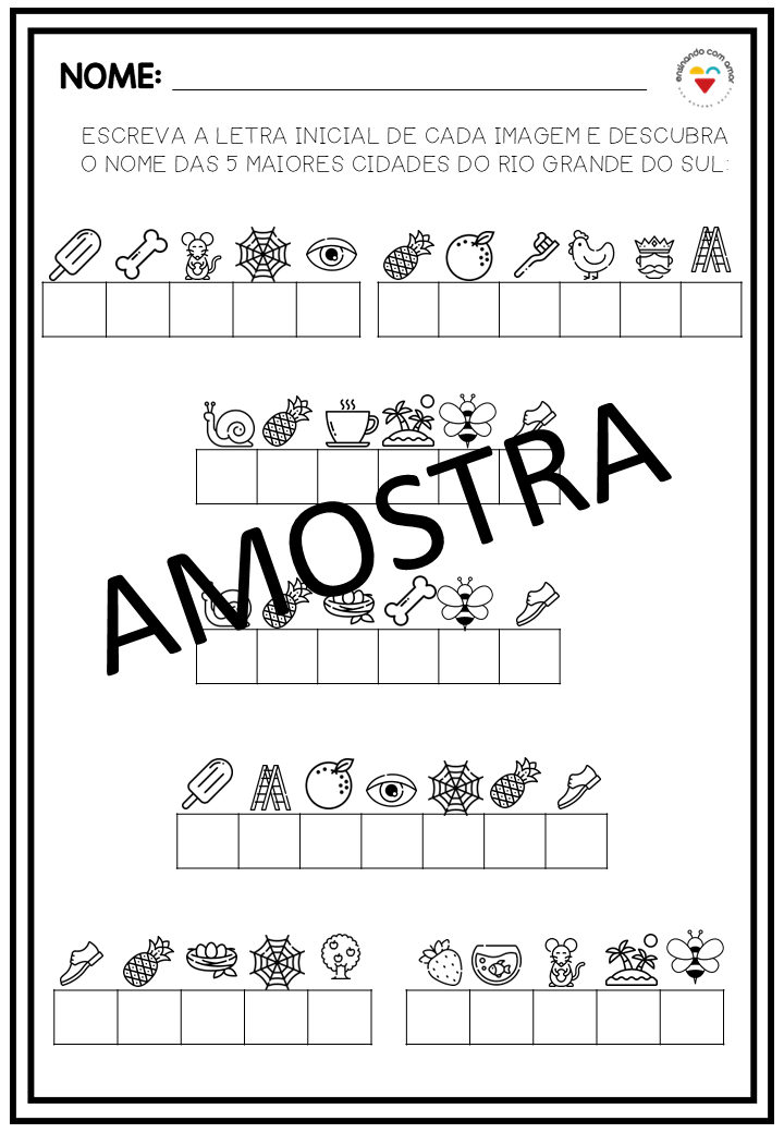 ATIVIDADES DIA DO GAÚCHO ALFABETIZAÇÃO - Imagem 4