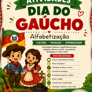 ATIVIDADES DIA DO GAÚCHO ALFABETIZAÇÃO