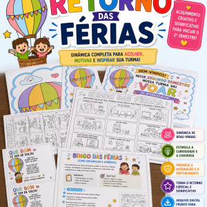 DINÂMICA VOLTA ÀS AULAS - BINGO DAS FÉRIAS
