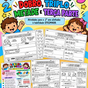 ATIVIDADES DOBRO, TRIPLO, METADE E TERÇA PARTE
