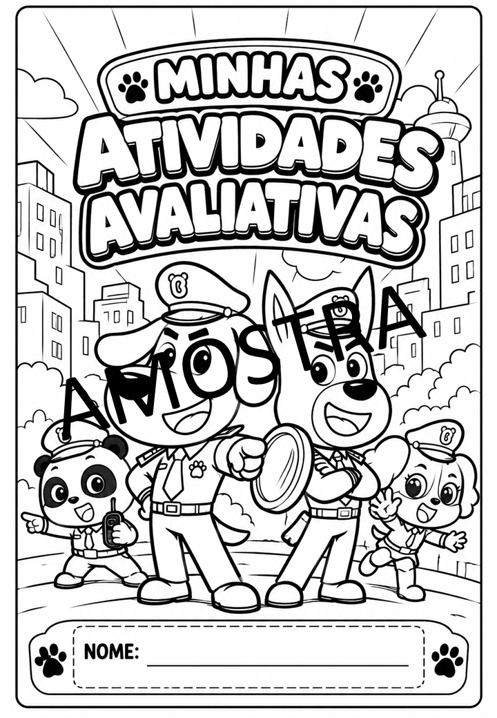 ATIVIDADES AVALIATIVAS ALFABETIZAÇÃO - Imagem 2