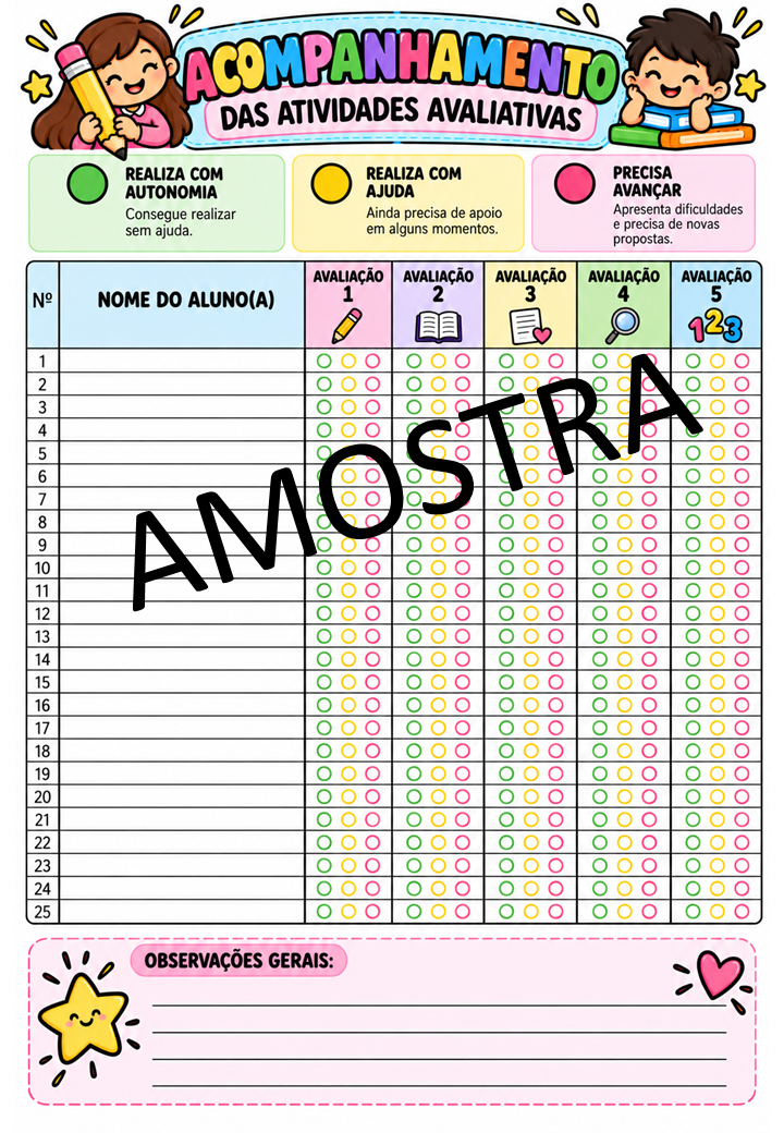 ATIVIDADES AVALIATIVAS ALFABETIZAÇÃO - Imagem 13